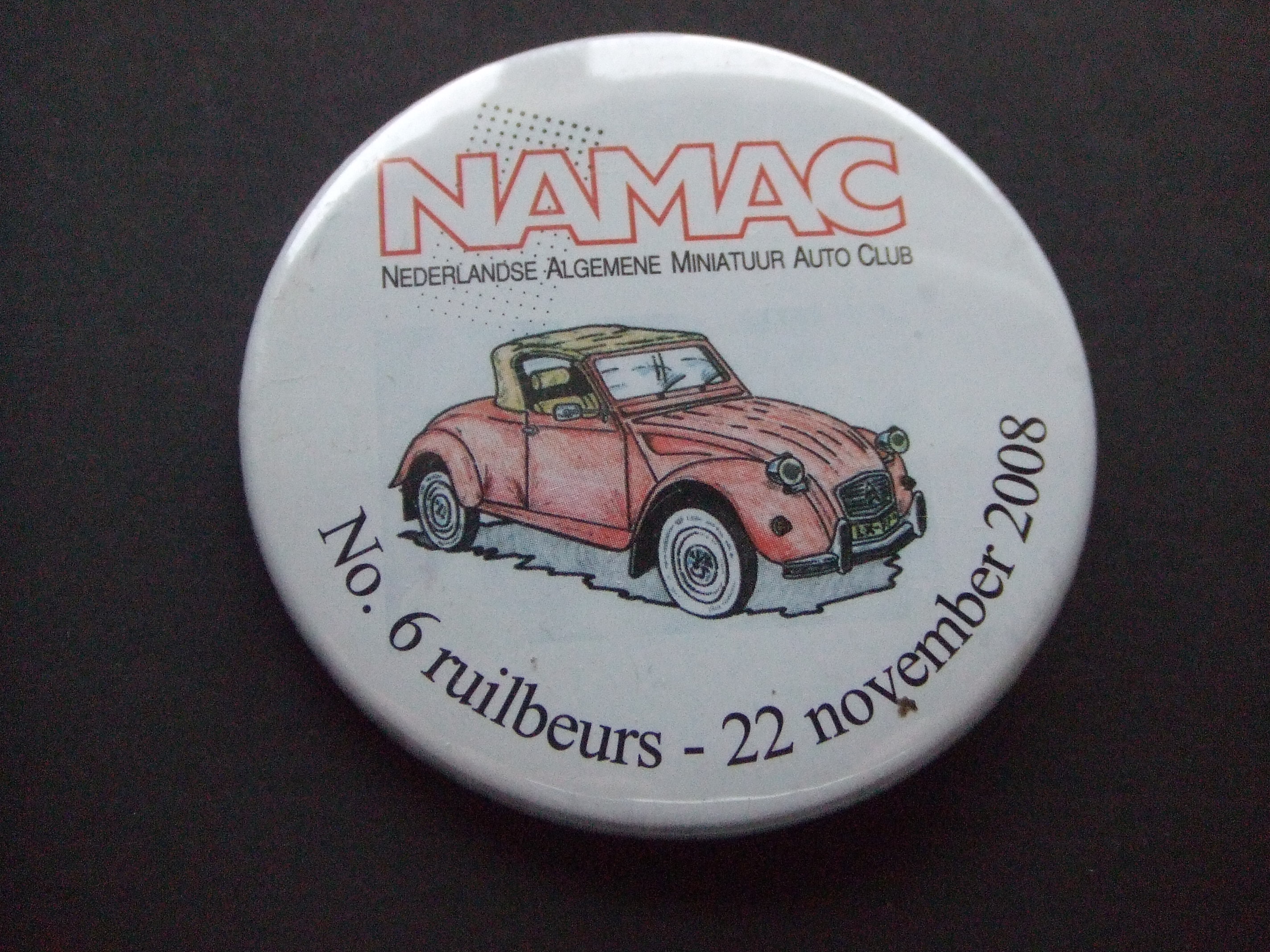 NAMAC miniatuur autobeurs Citroën Deux Chevaux Lelijke Eend